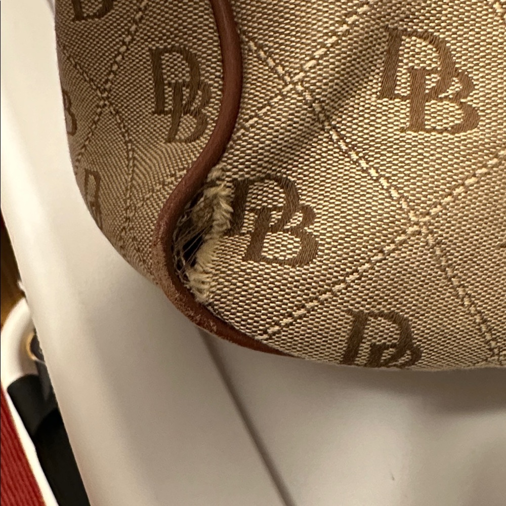 Dooney & Bourke Brown and Tan Tote Bag - Picture 10 of 10